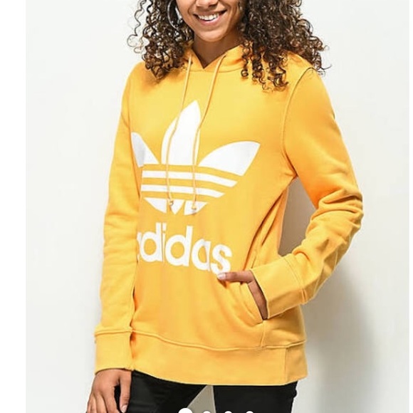 yellow adidas sweater